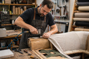 Services für das Polstern von Couch und Sessel