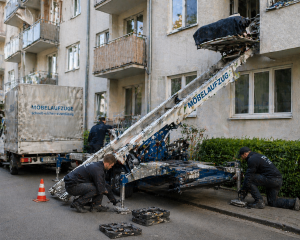 So funktioniert ein Möbelaufzug im Rahmen eines Umzugs in Nürnberg