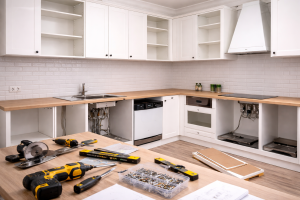 Küchenaufbau von den Möbeltaxi Profis in Nürnberg